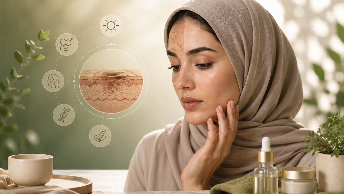 علت لک‌های پوستی چیست؟ راه‌های مؤثر پیشگیری و درمان لک صورت